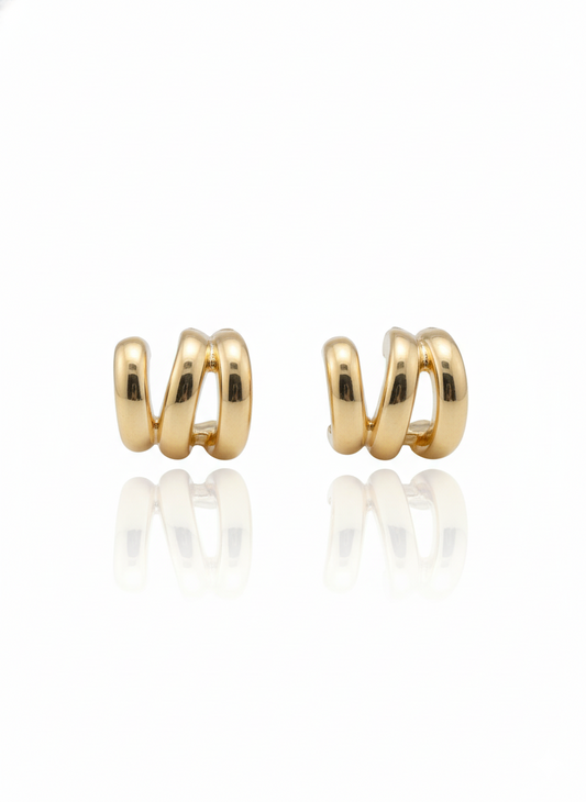 Twirl Loop Earring