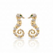 Seahorse Swirl Earring