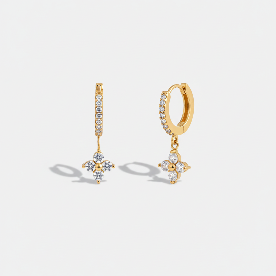 Starry love earrings