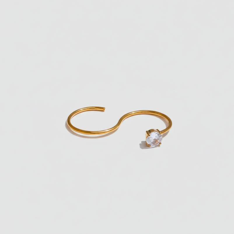 Aurora loop ring