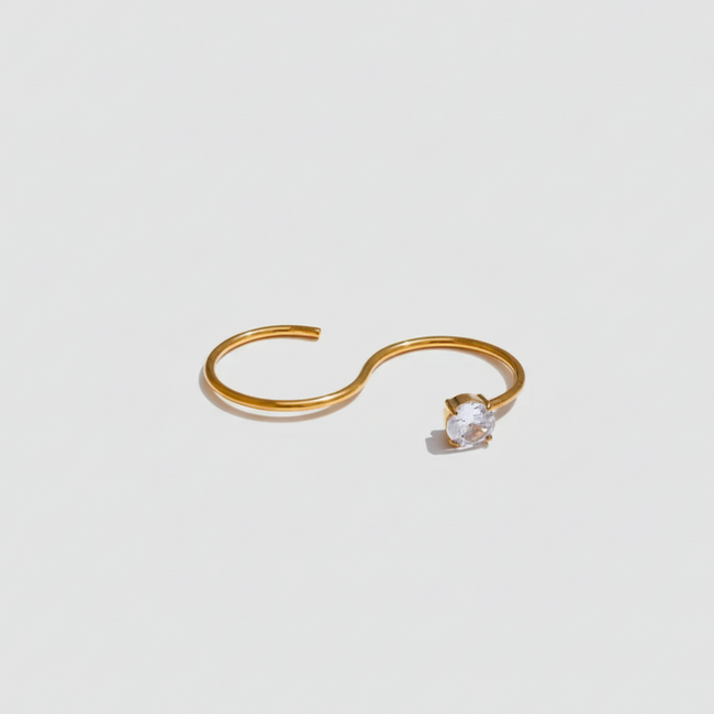 Aurora loop ring