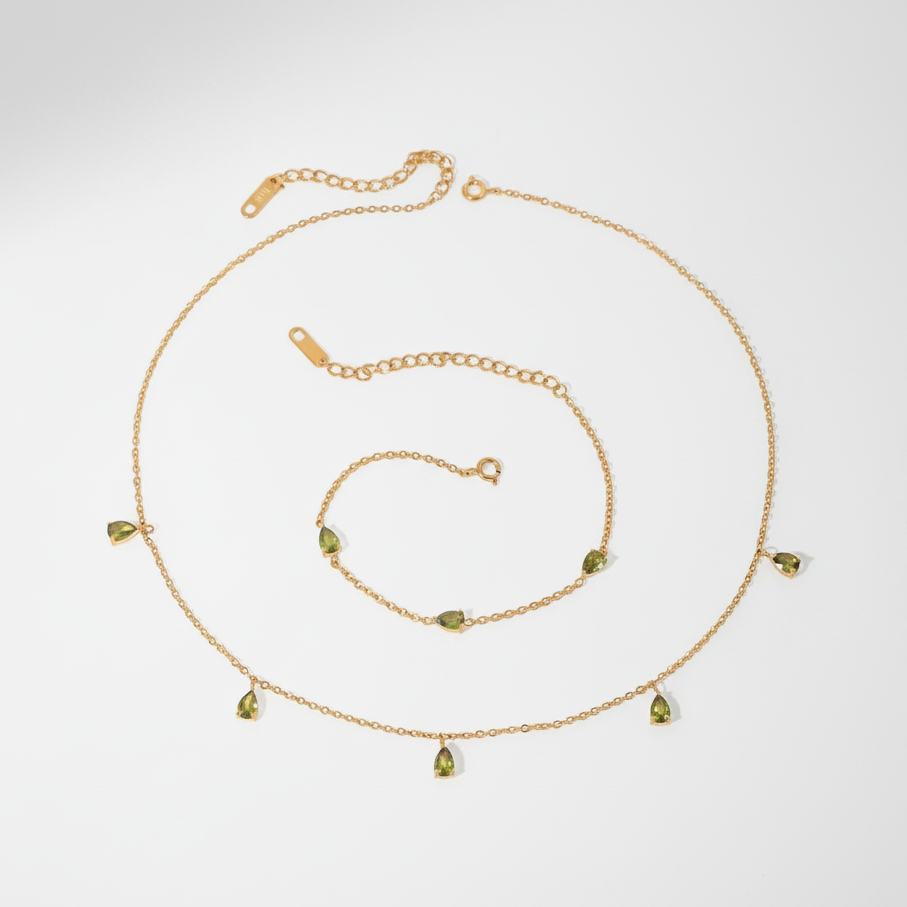 Trinity Gem Necklace