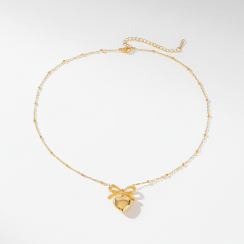Heart's Bow Necklace