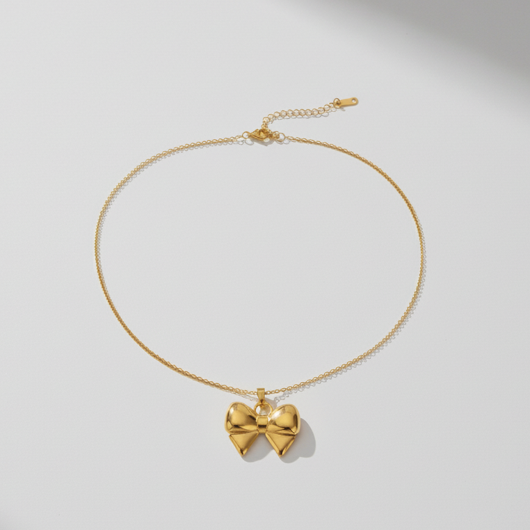 Broadway Bow necklace
