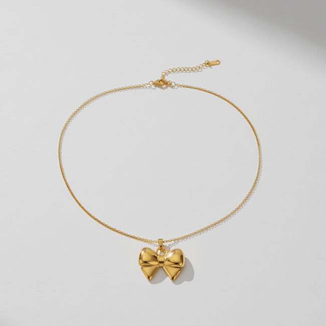 Broadway Bow necklace