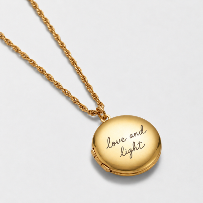 Love & Light Photo Necklace