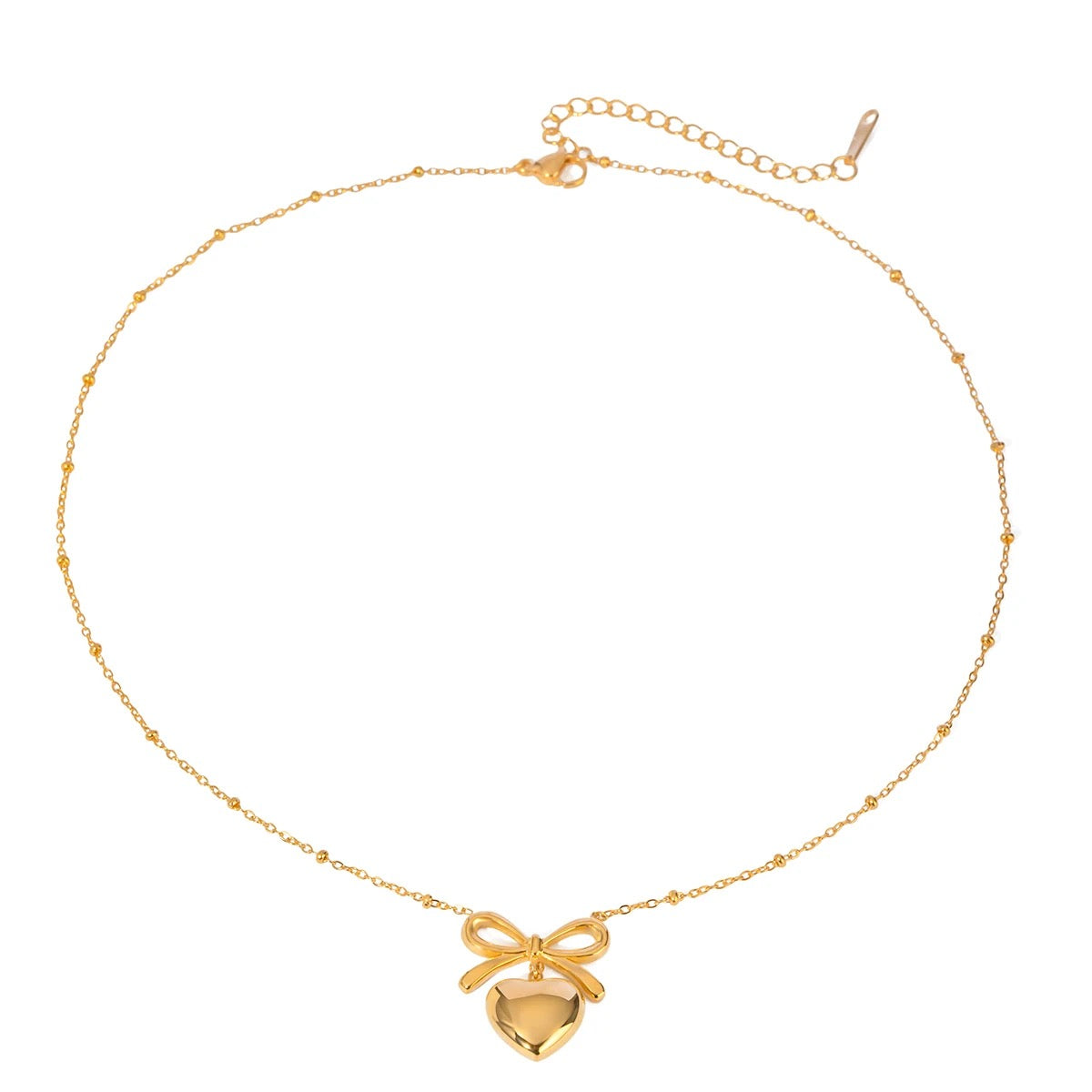 Heart's Bow Necklace