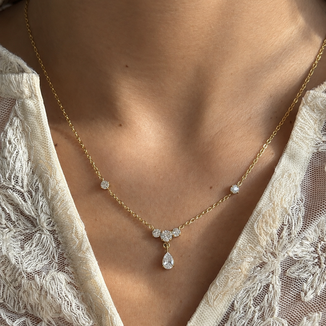 Dazzle Drop Necklace