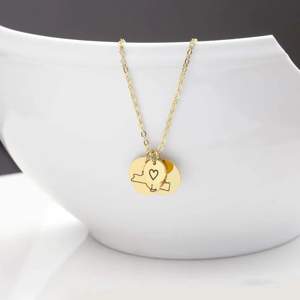 Signature Script Necklace