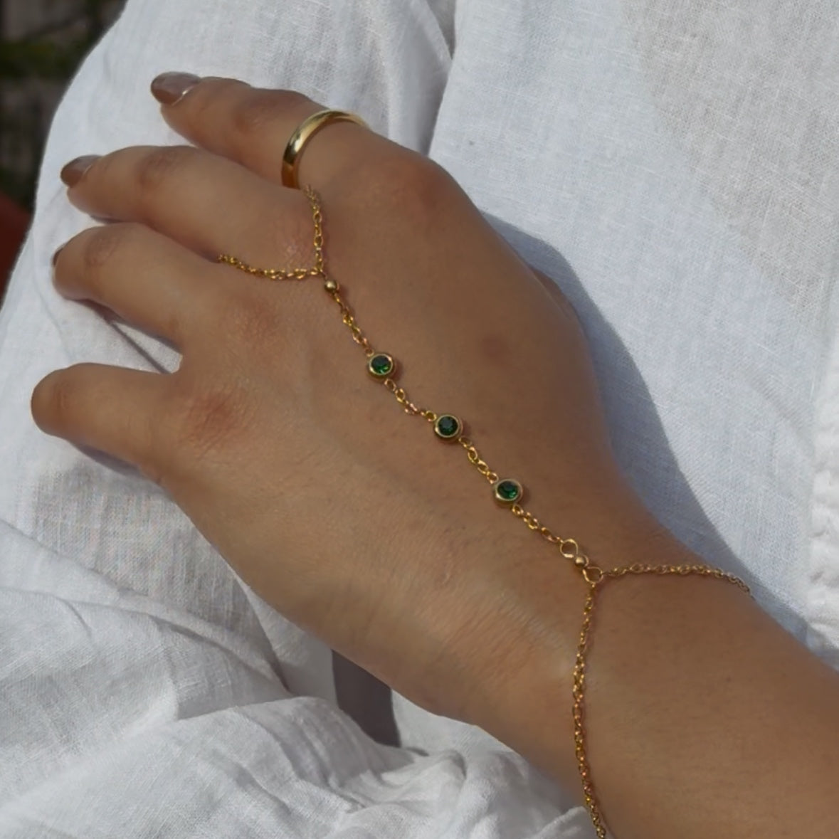 Jade Hand Chain