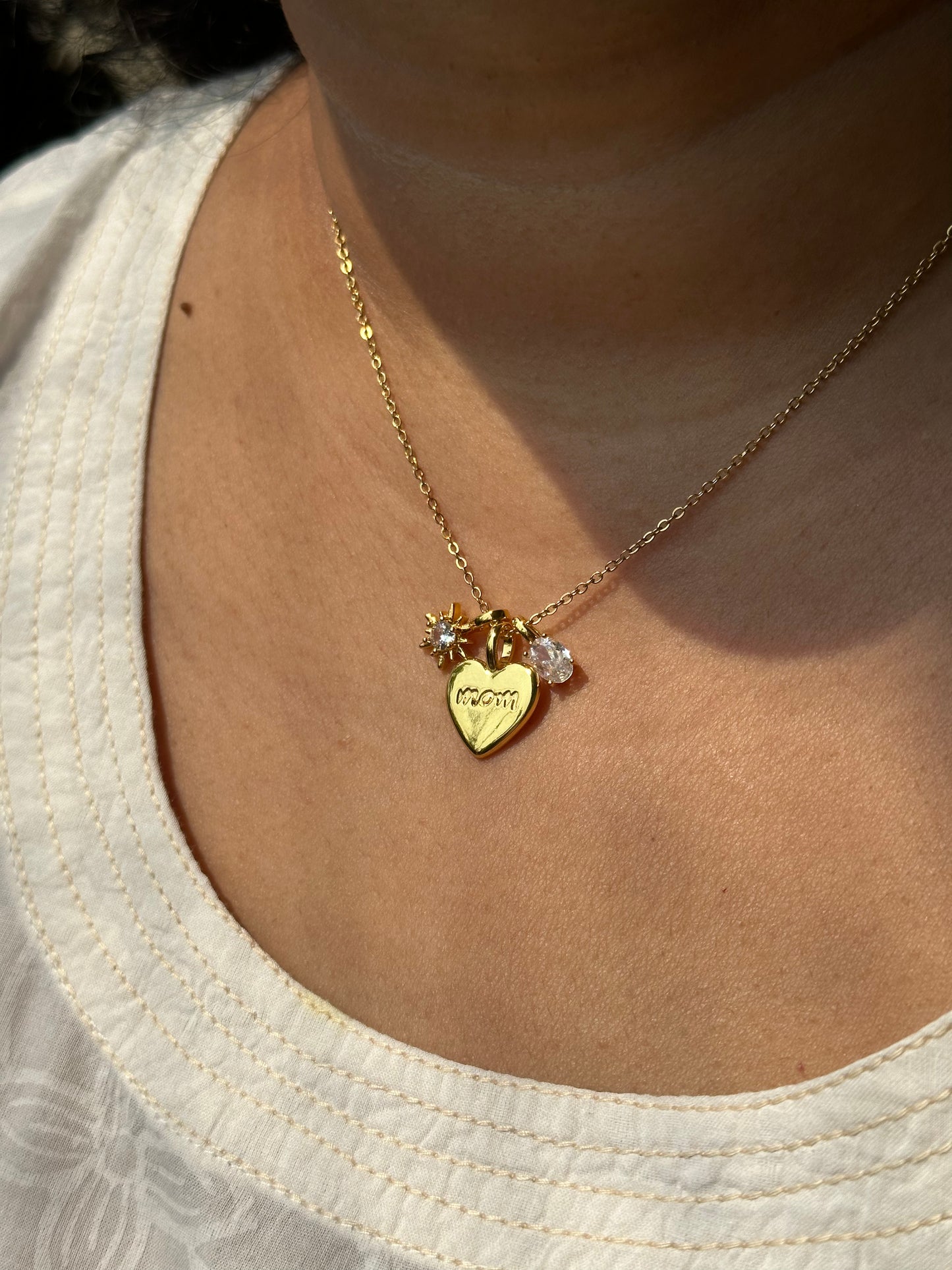 Engraved Mom Necklace