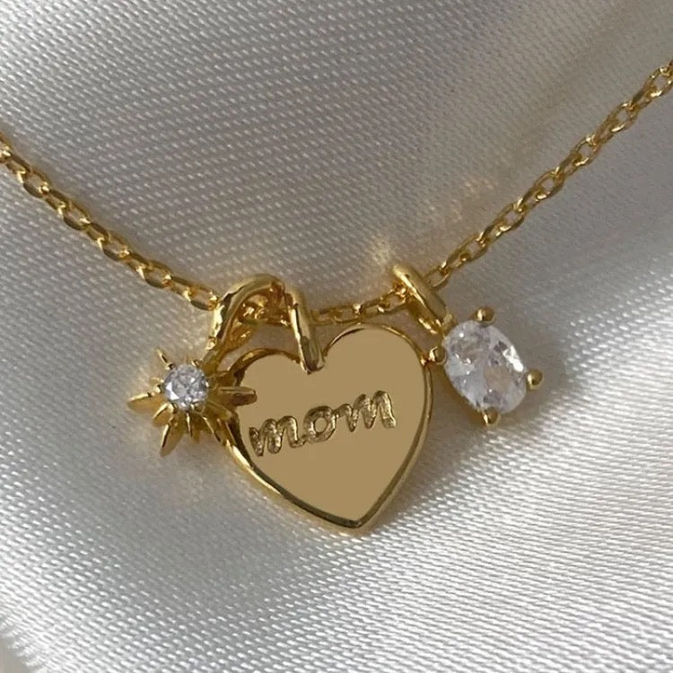 Engraved Mom Necklace