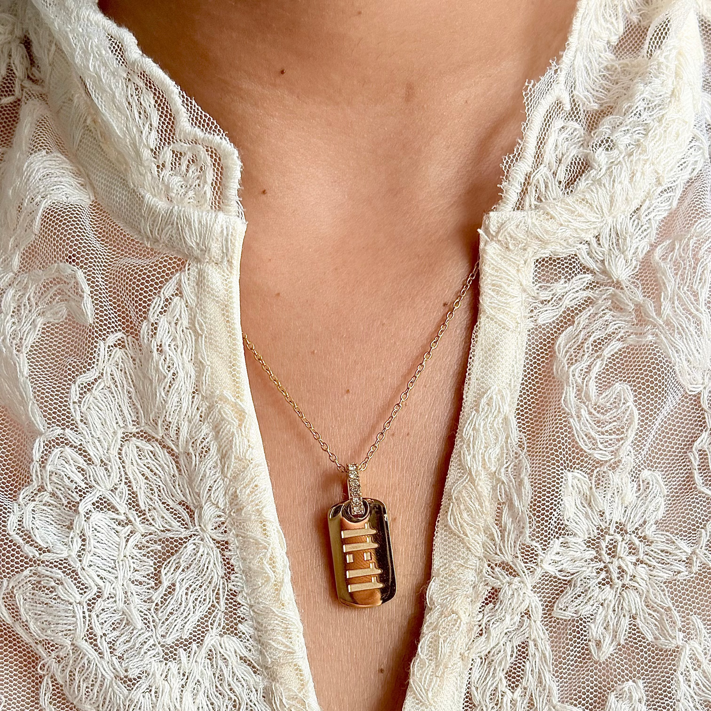 Make a wish necklace (gold)