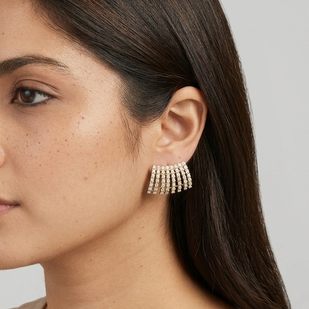Crystal Hoops