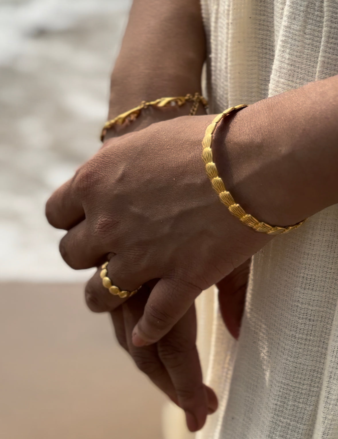 Seashell Cuff Bracelet