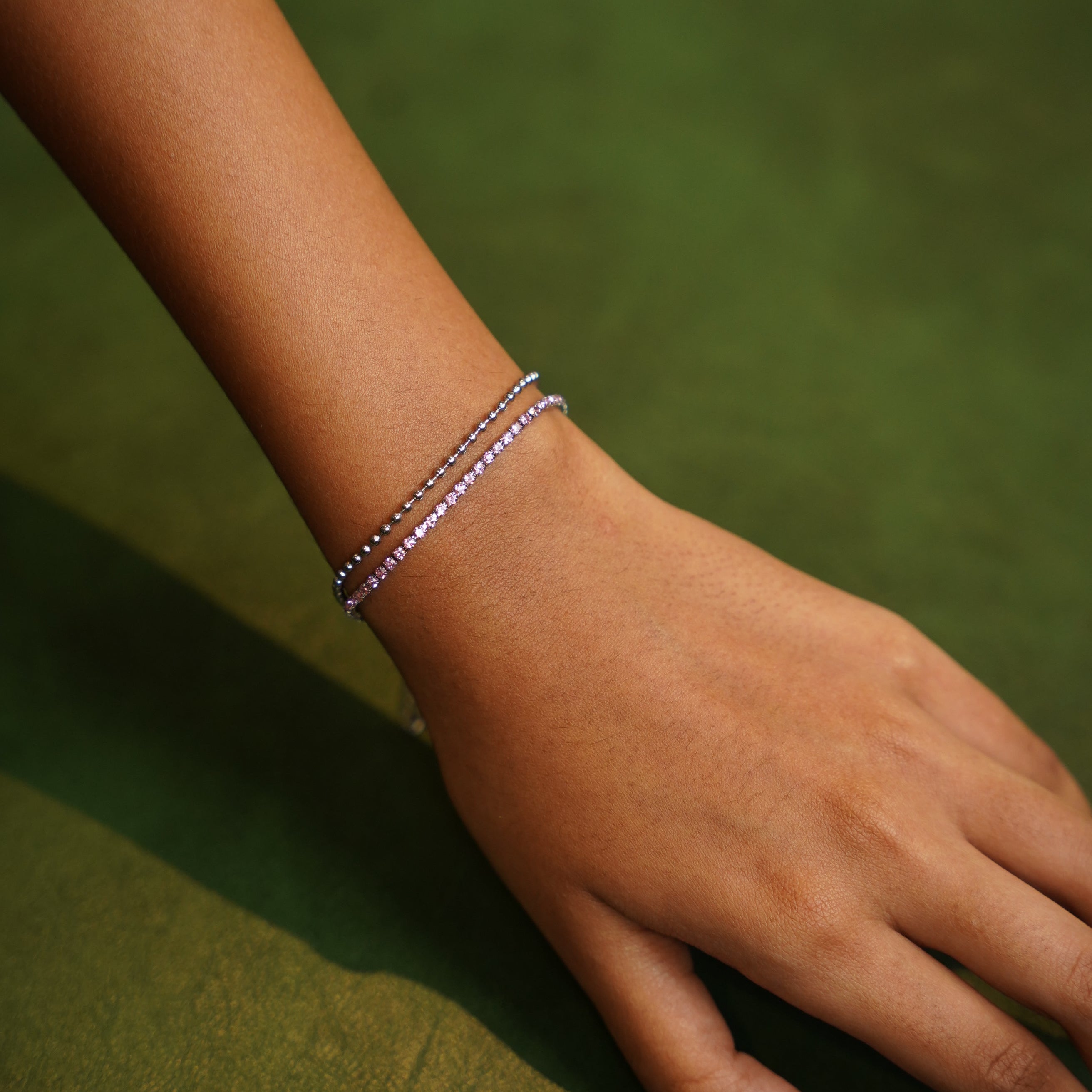 Silver Petal Bracelet