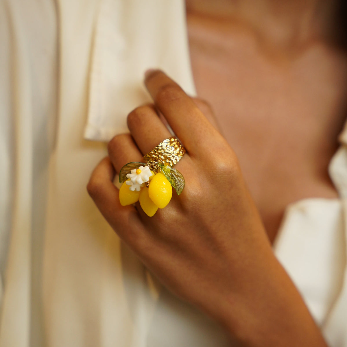 Camellia Bloom Ring