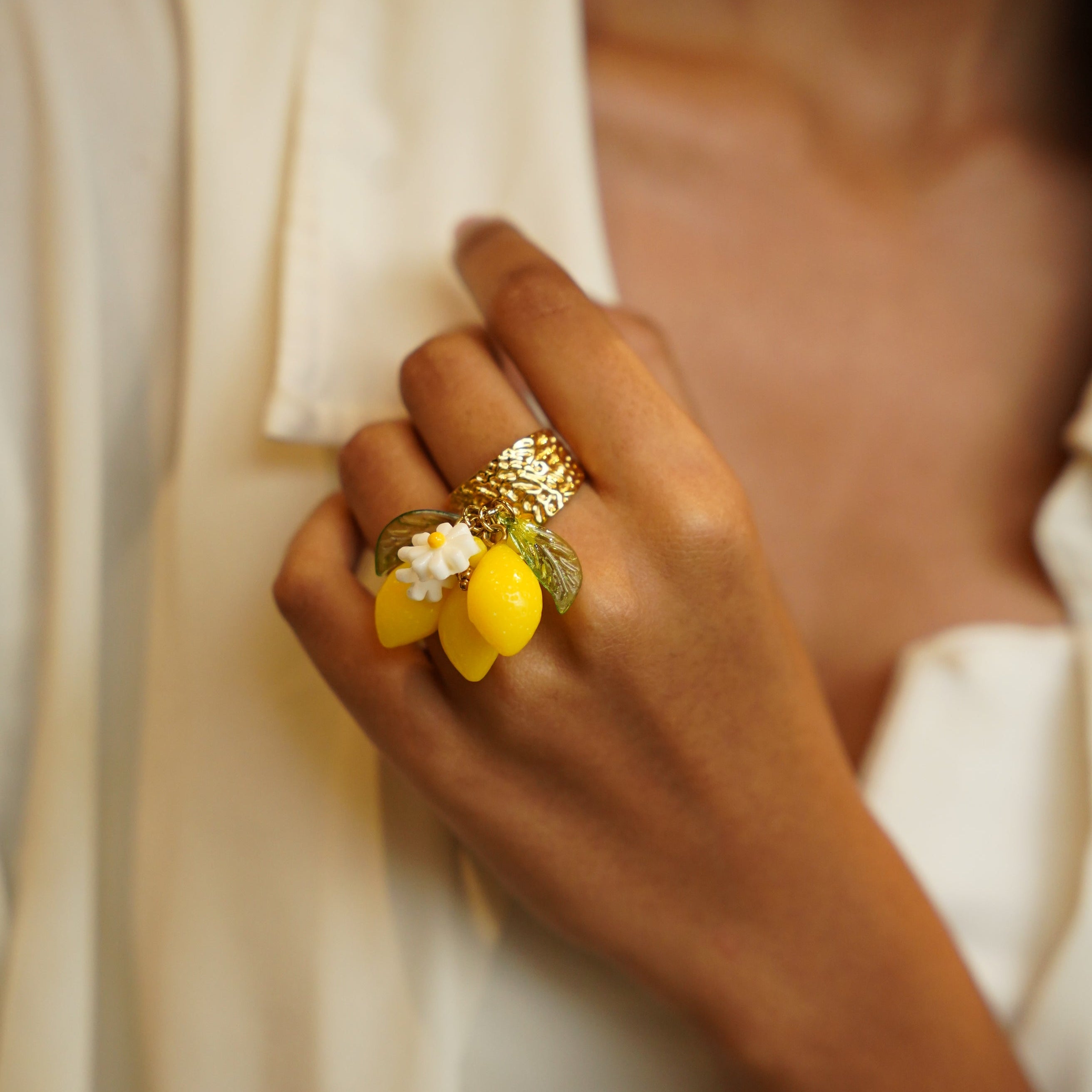 Camellia Bloom Ring