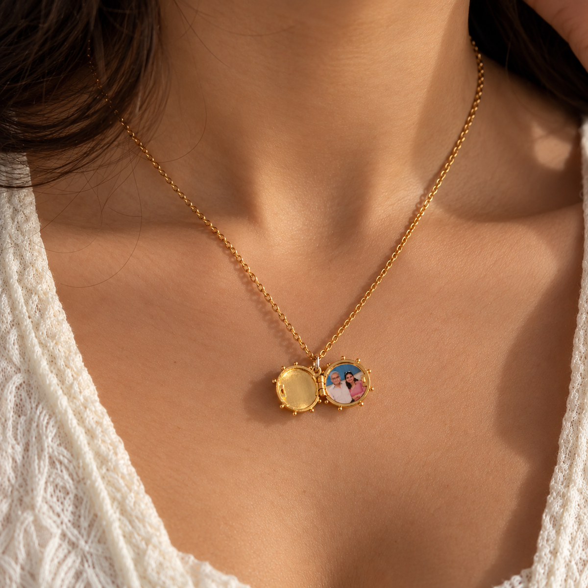 Devi Photo Necklace