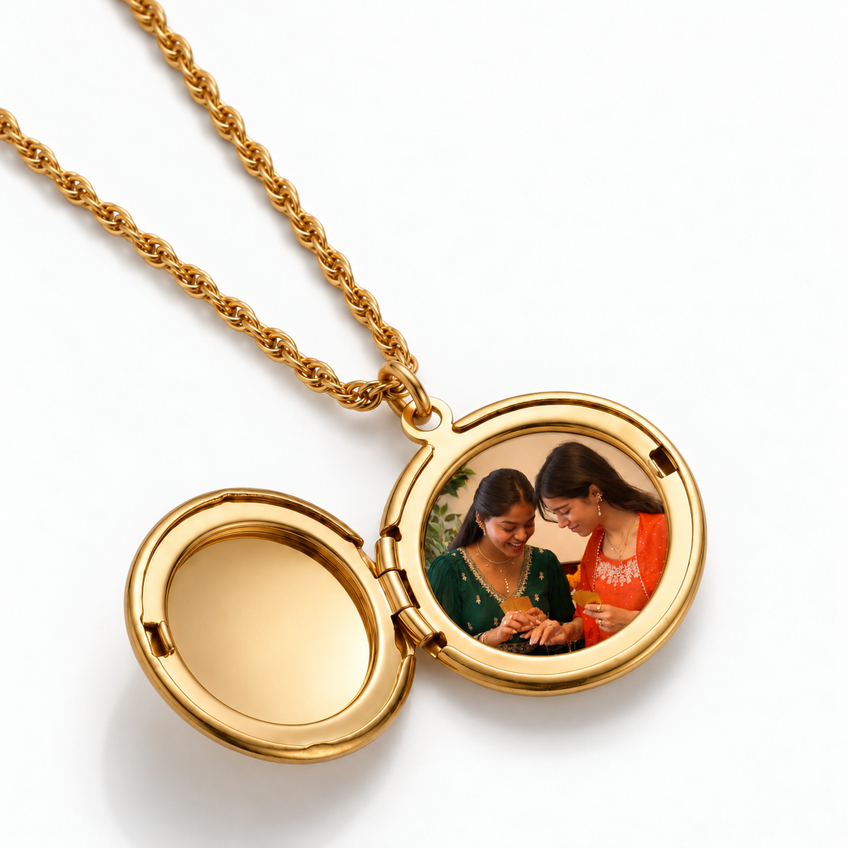 Love & Light Photo Necklace
