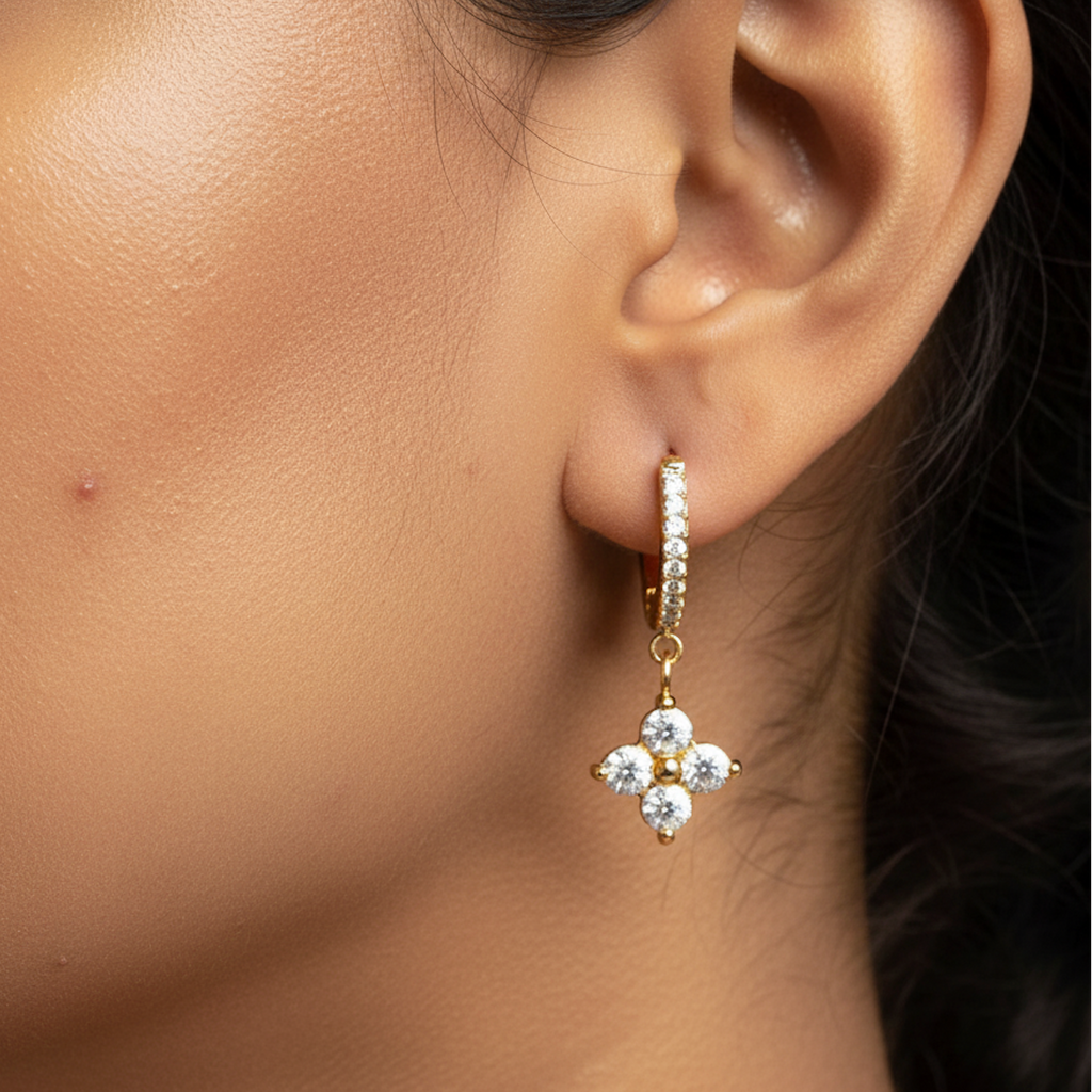Starry love earrings