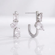 Solenne Earrings (Silver)