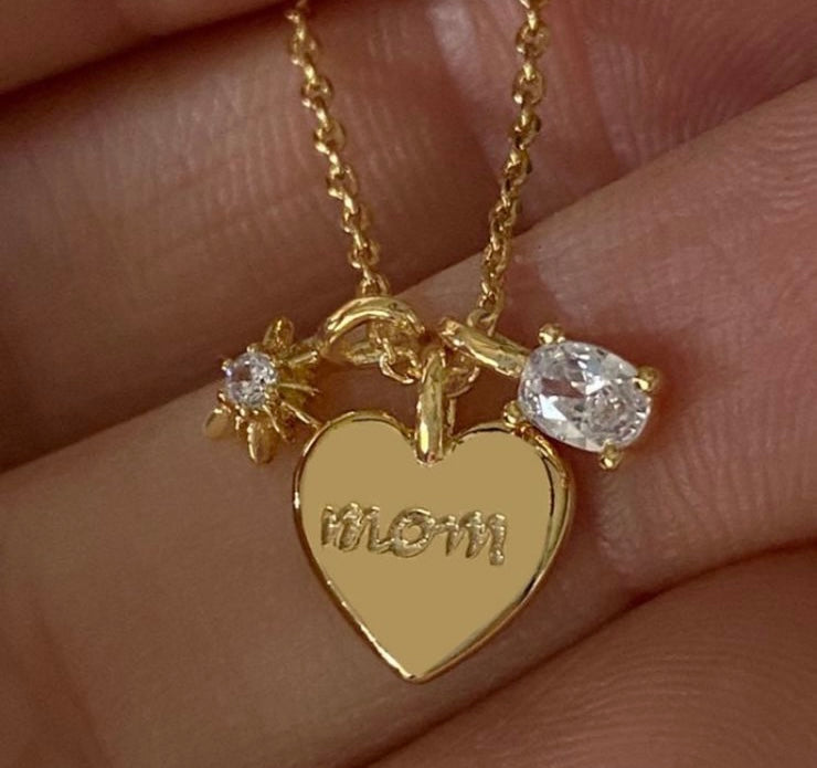 Engraved Mom Necklace