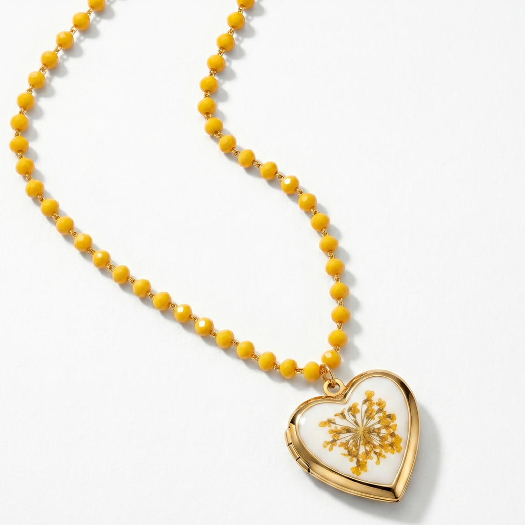 Custom photo heart pendant necklace – Always With You engraved gold photoheart necklace India
