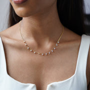 Amara gold necklace for women – timeless anti-tarnish chain necklace India