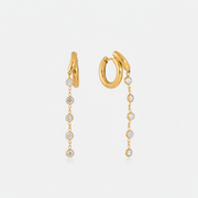 Aurelia gold drop earrings for women - new arrival anti-tarnish dangling earrings India