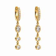 Glimmer Drop Earrings