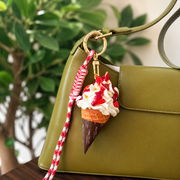 Strawberry Sundae Bag Charm