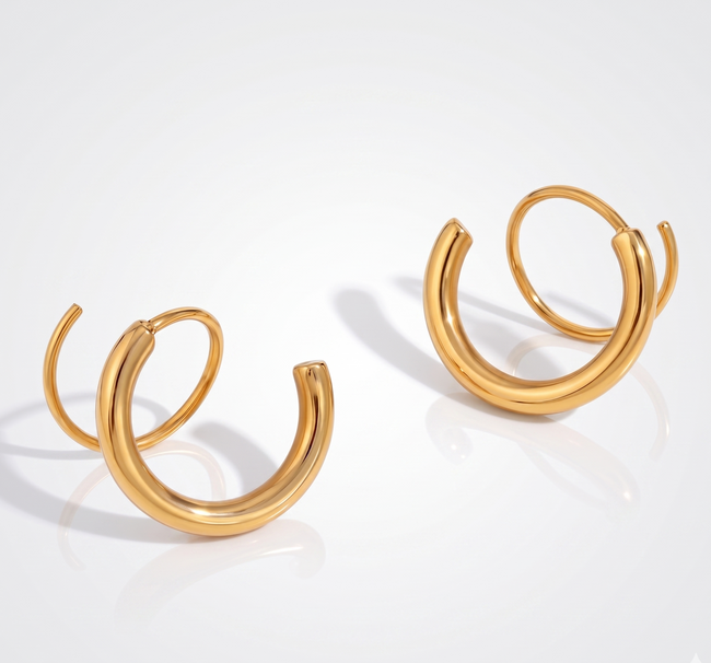 Bella Twist Hoops