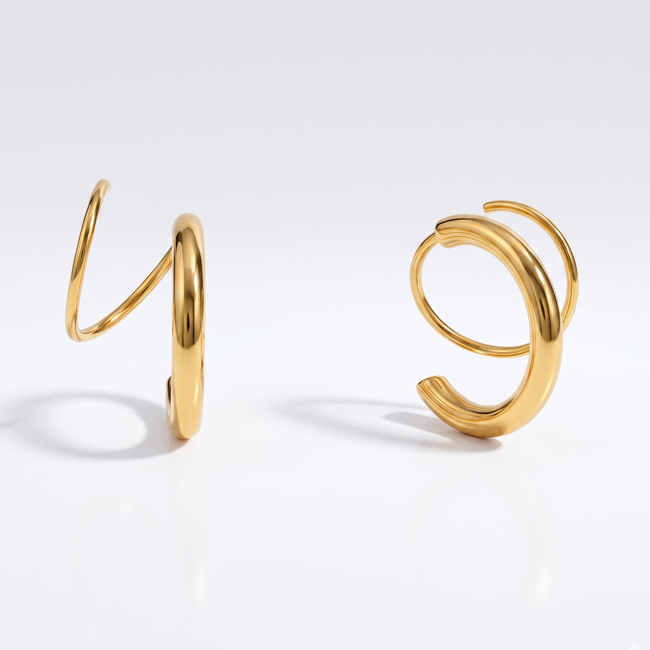 Bella Twist Hoops