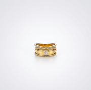 Bling It Ring styled as a bold statement piece with an oval crystal, perfect for effortless daily wear in India.