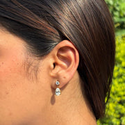 Dewdrop Studs – elegant gold drop earrings India