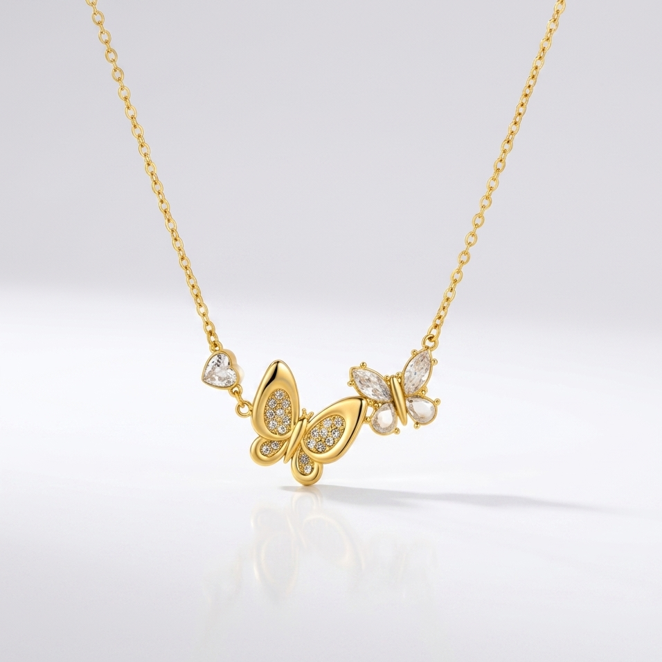 Flutter Heart Necklace
