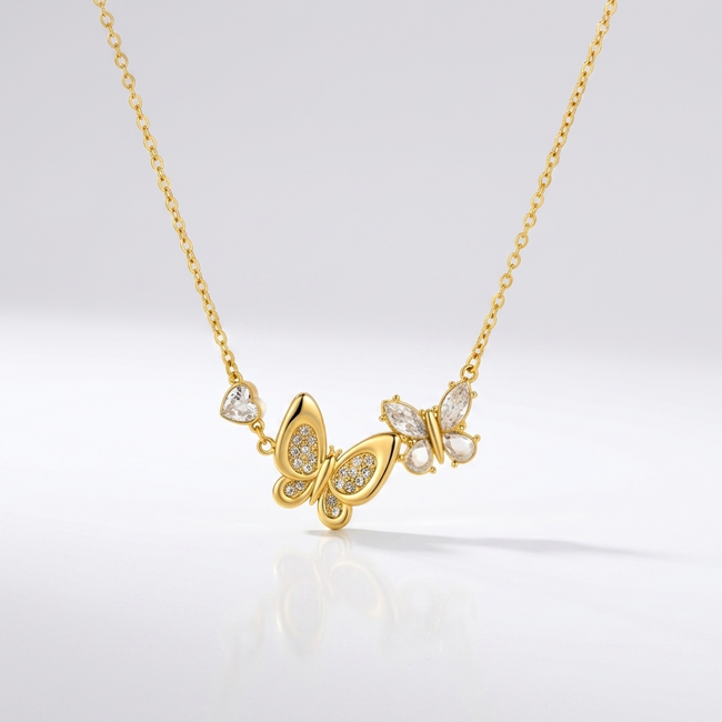 Flutter Heart Necklace