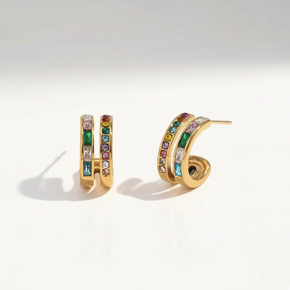 Luma Sparkle Hoops (multi color)