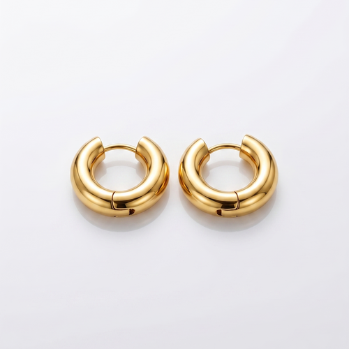 Minimal Gold Hoops (Small)