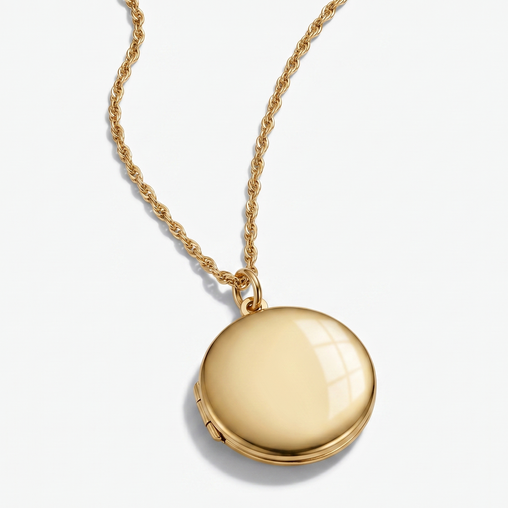 Personalised engraved gold necklace for women – My First Love custom name necklace India