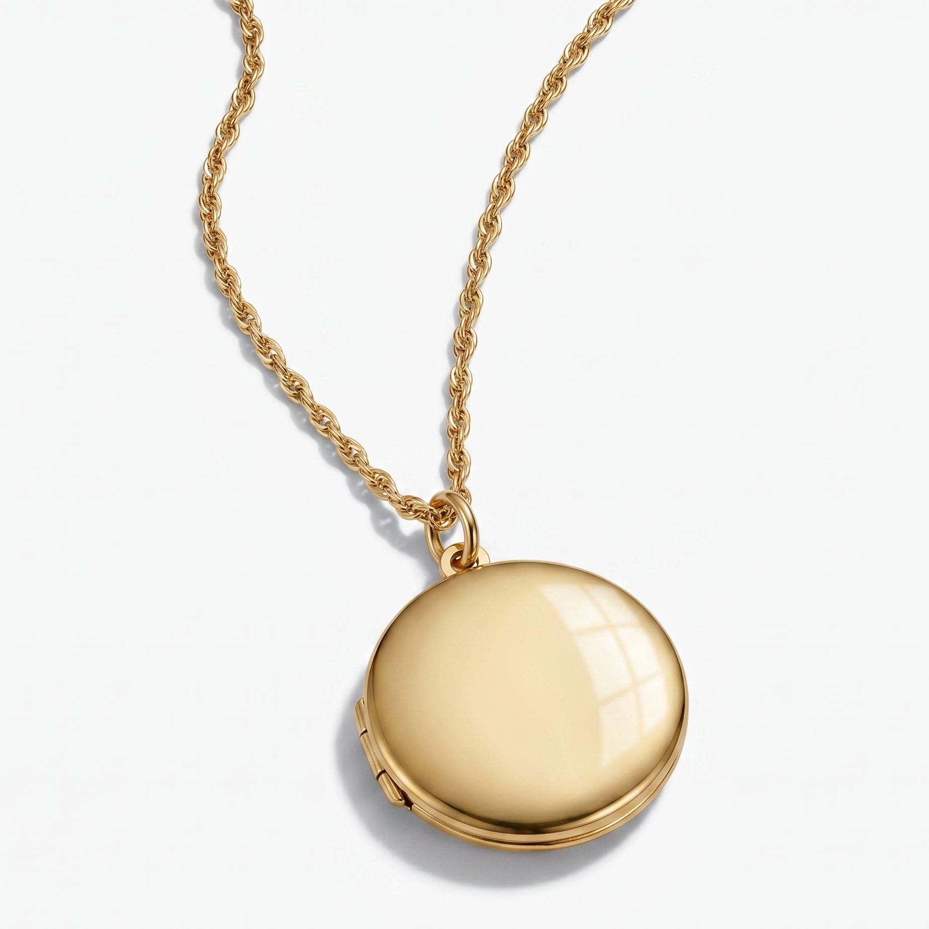 Personalised engraved gold necklace for women – My First Love custom name necklace India