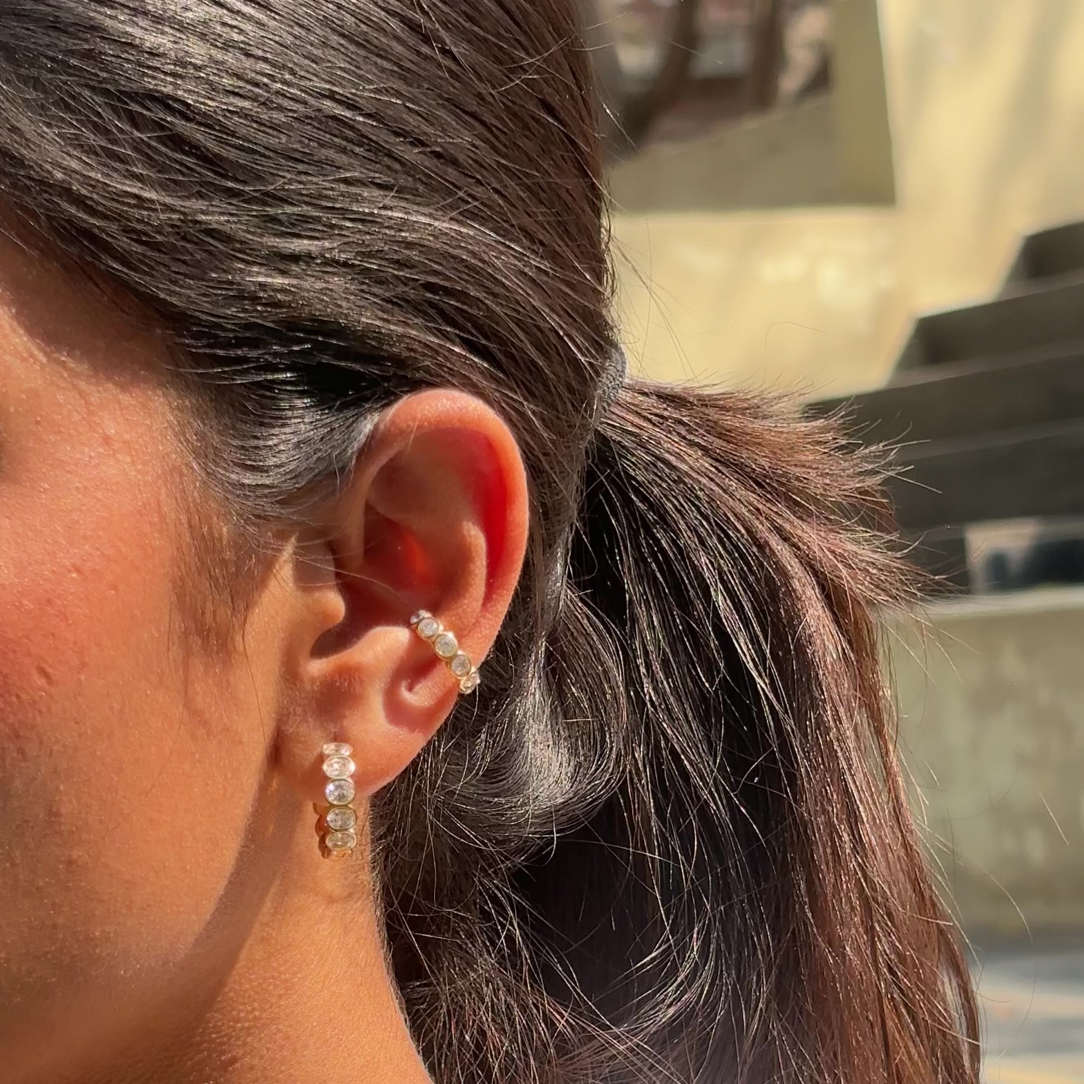 Everyday Sparkle Hoops