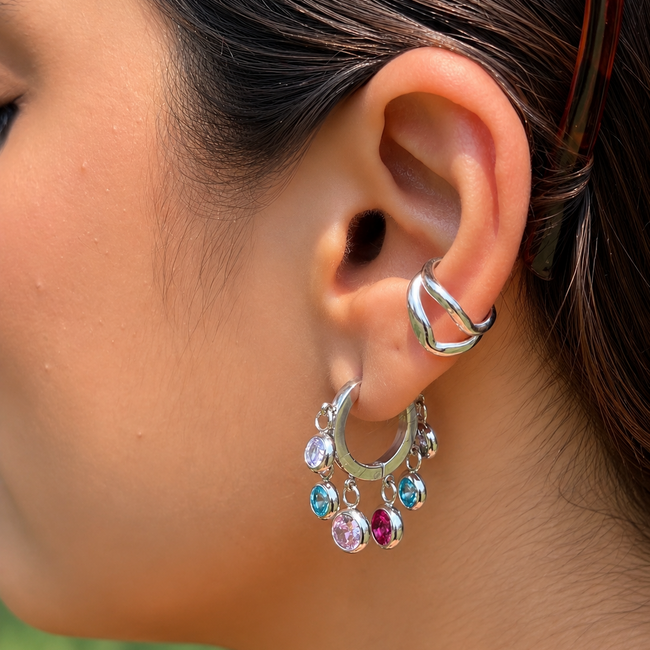 Royal Exotic Multicolour Huggies styled for festive celebrations and elevated everyday dressing