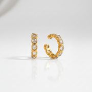 Serene gold ear cuff for women – most loved anti-tarnish ear cuff jewellery India
