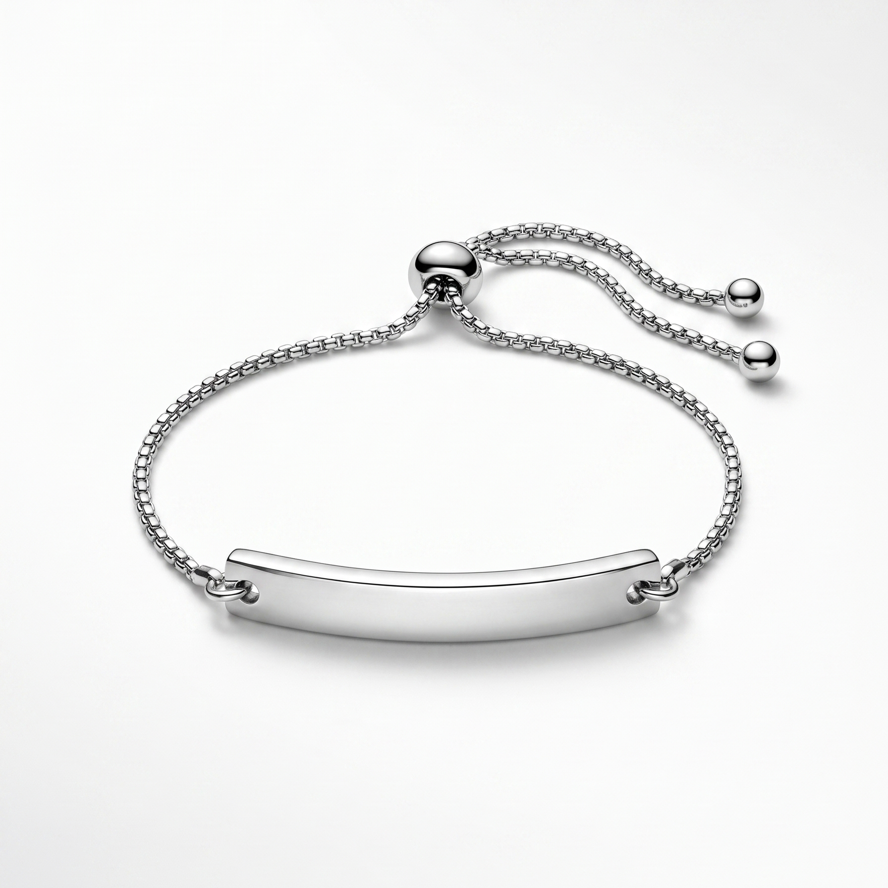 Personalised engraved bar bracelet in gold and silver – Signature Bar custom name bracelet India