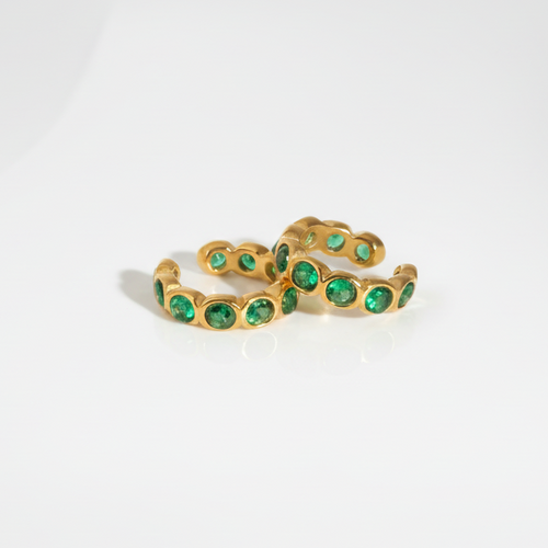 Serene Ear Cuff -Emerald